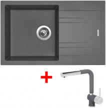 Sinks LINEA 780 Titanium + Mix 3 P GR 
